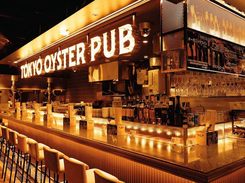 赤坂見附『TOKYO Oyster PUB』の内観