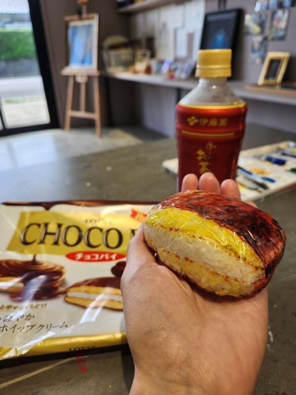  制作者は人生で3回くらいしかチョコパイを食べたことがないらしい