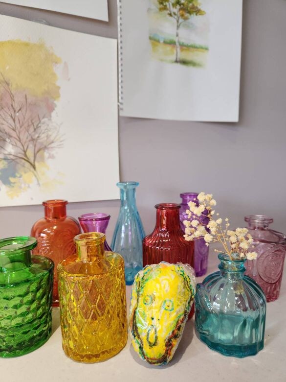  おにぎりになぜかムンクの『叫び』