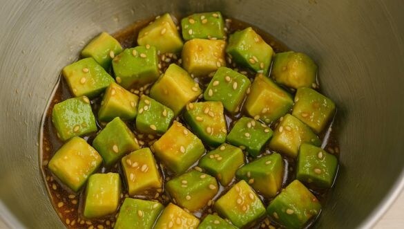 腸活アボカド麹サラダ･完成