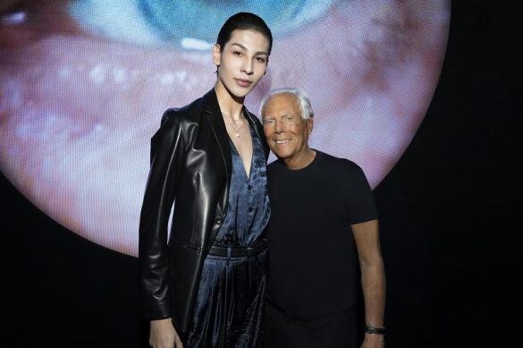  ラウール氏とジョルジオ・アルマーニ氏　画像：ジョルジオ アルマーニ ジャパン 株式会社 プレスリリースより(PRTIMES)