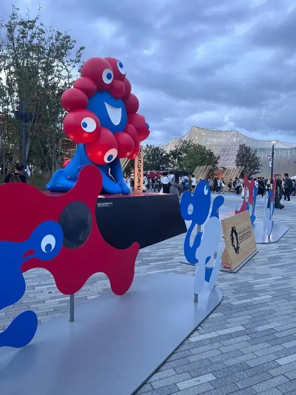  この夏、デートを楽しんだ万博にて