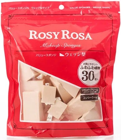  バリュースポンジN ウェッジ型タイプ（30P）（写真はロージーローザ公式HPより引用）