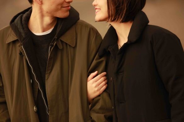 笑顔のカップル