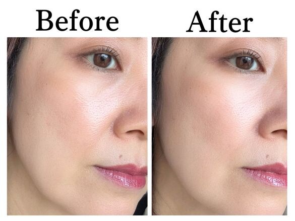 48歳のクマとほうれい線が…693円で“飛んだ”! セザンヌの“神ハイライト”、コスパ抜群すぎるのでは