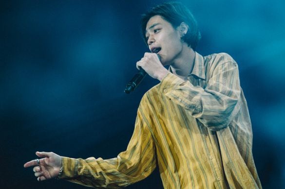  2020年9月、Novel Coreのワンマンライブにシークレット出演した際の竹内唯人（LINE株式会社リリースより）