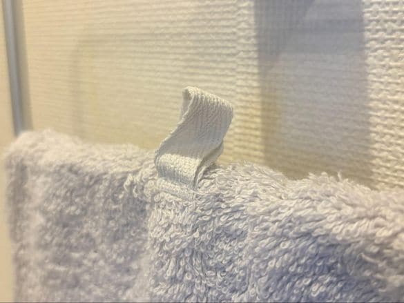 くるくるまわるタオル