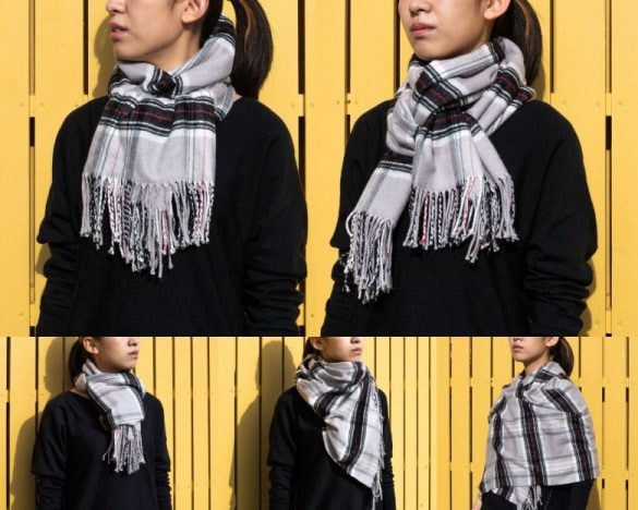 マフラーの大人可愛い巻き方5選。30秒でできちゃう:12月に読みたい記事