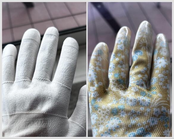  左：ワークマン　右：ダイソー