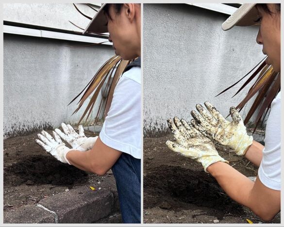  左：ワークマン　右：ダイソー