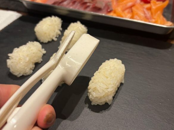 しゃりが完成した様子