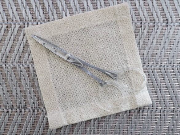 SITRA 眉毛用くし付きハサミ ストレートタイプ