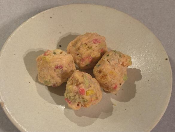 揚げ揚げ天ぷらスナック 紅生姜のかき揚げ