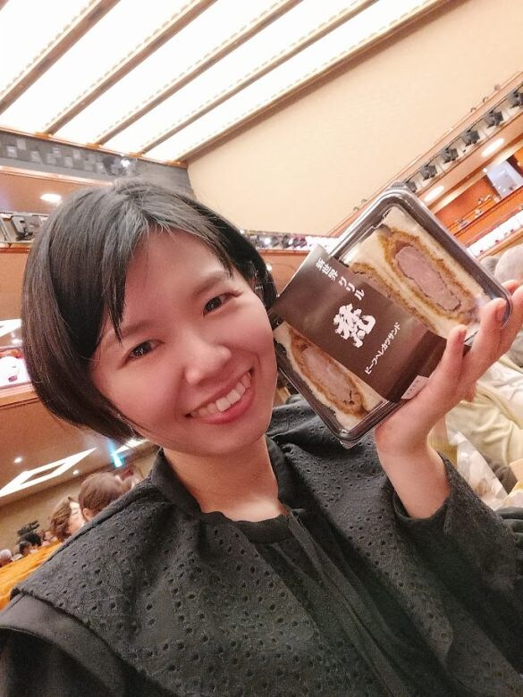  母も私も食いしん坊です