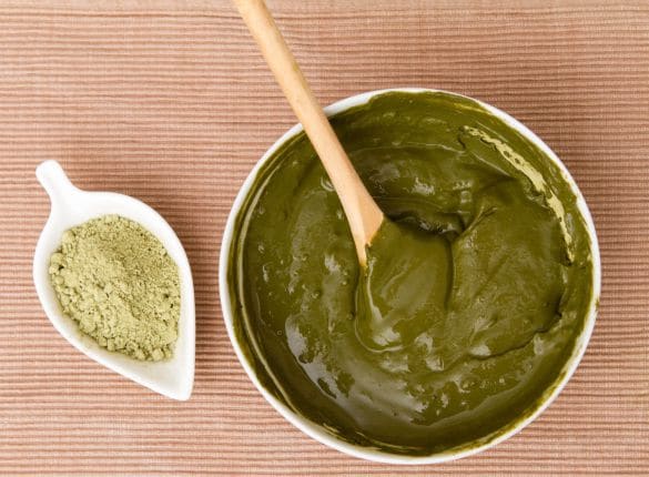  ヘナを溶いたところ（イメージです）