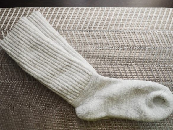  「ゆったりパイルソックス（引揃え）」330円/税込