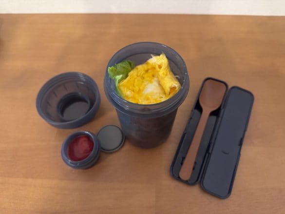 トッピングカップ付き ランチカプセル