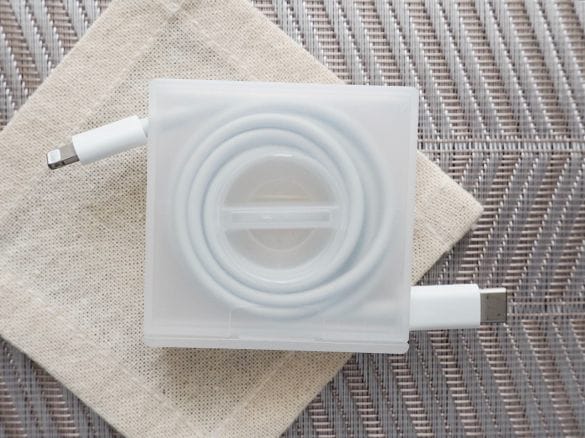 渦巻き状になった様子