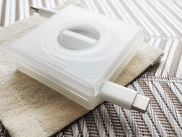 渦巻き状を横から見た様子