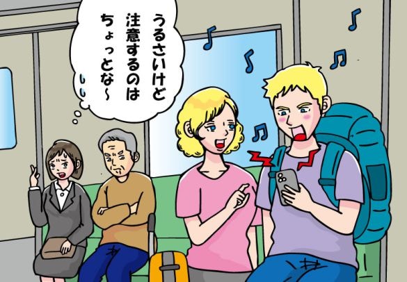 電車で外国人観光客がうるさい…でも注意できずにいたら。女子高生の“可愛すぎるひと言”でみんなが救われた!