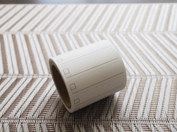 無印良品　ミシン目入りロール付箋紙