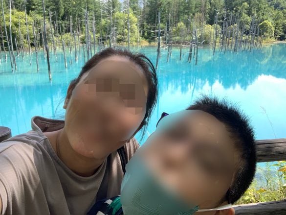  元気になって息子と旅行