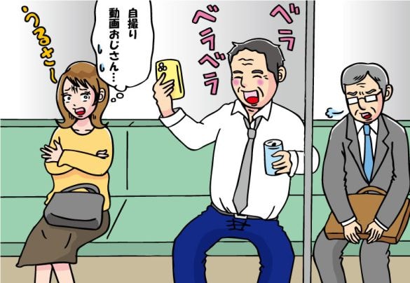 電車内で撮影する迷惑YouTuberおじさん…“再生回数10回”の彼に、思わず声をかけた「私のひと言」とは