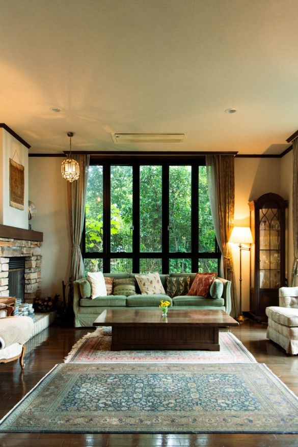  折原さんちのリビング（撮影／砂原文）