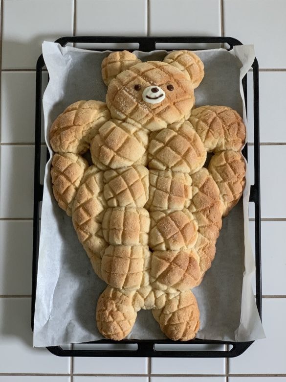  メロンパンボディの『筋肉くまメロンパン』をつくったことも