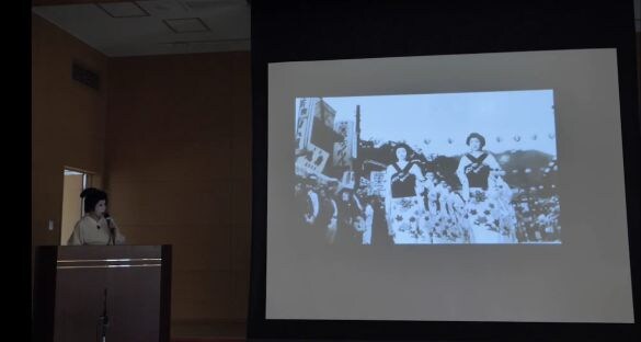  有馬温泉の湯女文化や現在の芸妓の姿、花柳界について現役の芸妓さんが講演