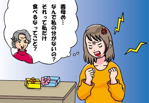 夫の分しかない義母チョコ