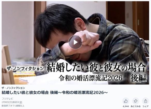 “友達のいない大人”はなぜ婚活でつまずきやすいのか。大反響『ザ・ノンフィクション』で見えた“1つの盲点”