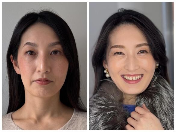 眉を変えて優しくて今っぽい雰囲気にアップデート。