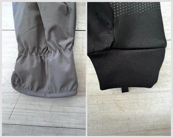  左：ワークマン／右：ユニクロ