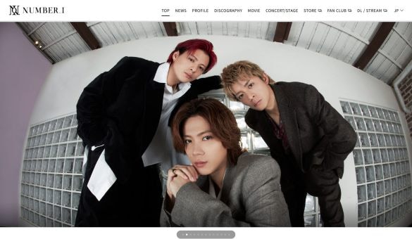  画像：Number_iオフィシャルファンクラブサイトより