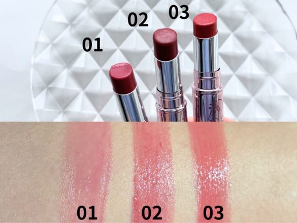 3種類の色の比較