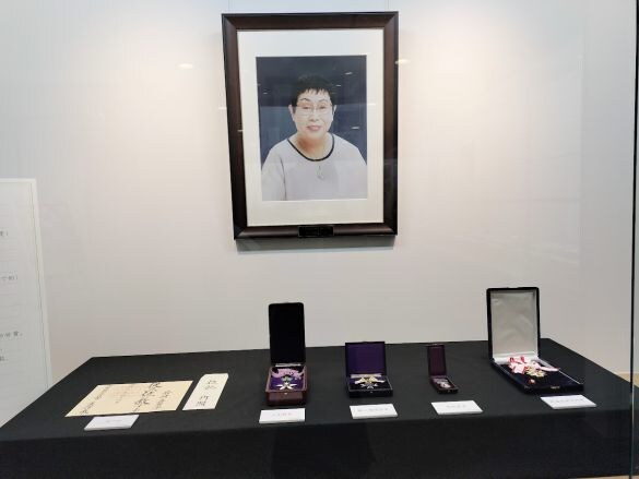  入り口横の展示