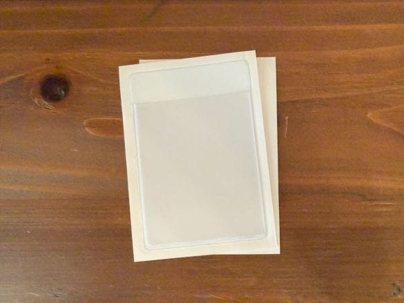 2枚入りのポケットシール