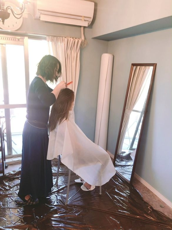  現在もフリーの美容師として活動