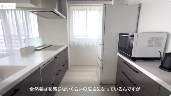  キッチンには、マットもふきんもない