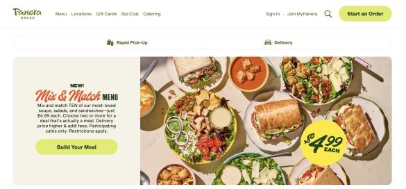  アメリカで“ベーカリー界のスタバ”として急成長を遂げるパネラブレッド。コーヒーはスタバよりも少しだけ安い（※画像は公式サイトより）