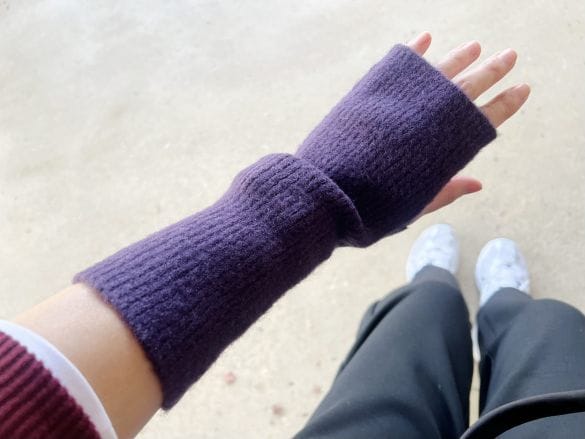 スフレヤーンニット アームウォーマー
