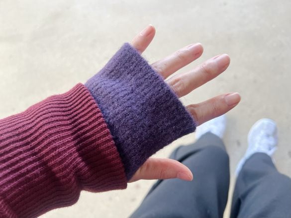 スフレヤーンニット アームウォーマー