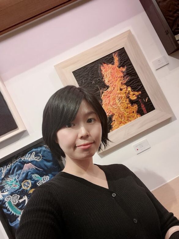  スカジャン職人さんの作品を取材