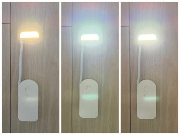 3COINS「コンパクトLEDブックライト」