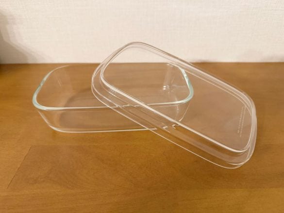 蓋をしたままレンジで使える 耐熱ガラス容器