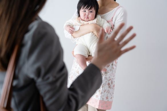 義母に子どもを預ける