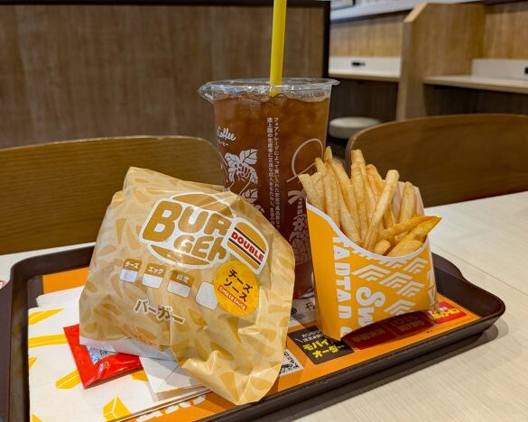 ダブル絶品チーズバーガー