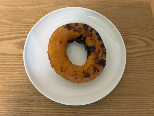  裏面はチョコが塗られていない