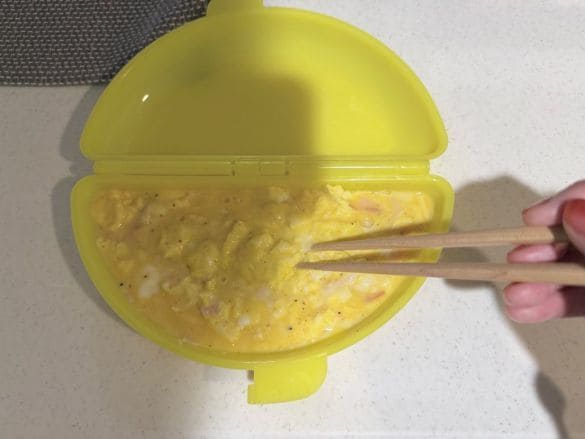 レンジで簡単！オムレツ